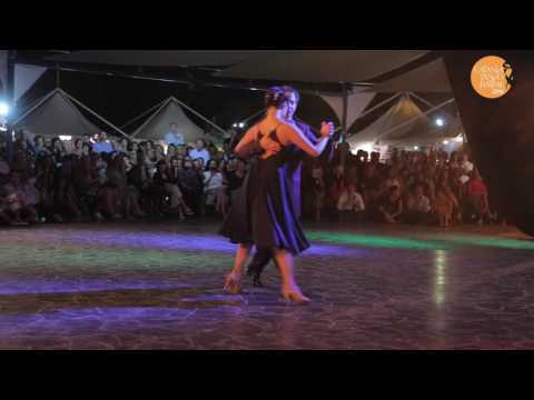  Joachim Dietiker  and  Michelle Marsidi  are  dancing  at  Catania Tango Festival  in  2016