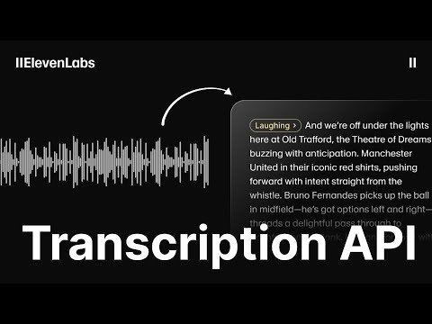 How to Transcribe Audio with Scribe v2 — Speech to Text API