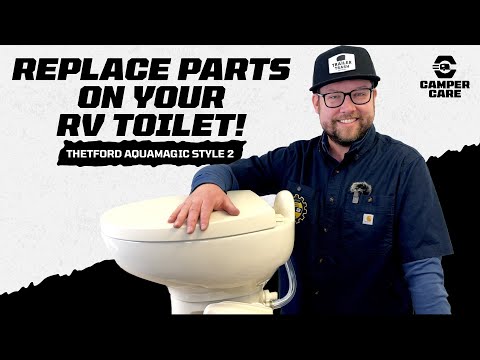 DIY RV Toilet Repair - How To Replace Parts On A Thetford Aquamagic Style 2