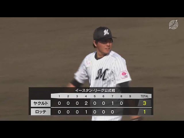 【ファーム】マリーンズ・東妻勇輔が自身の誕生日に登板し、1イニングを無失点に抑える!! 2023年4月4日 千葉ロッテマリーンズ 対 東京ヤクルトスワローズ