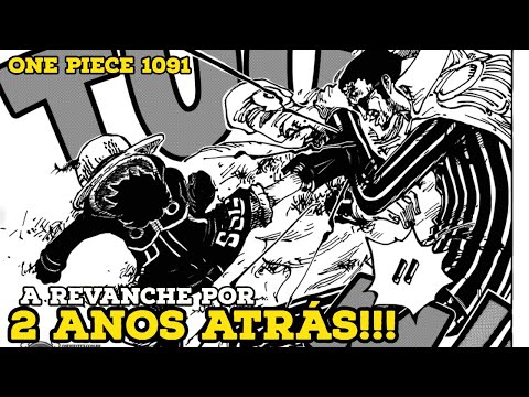 Luffy vs KIZARU e Zoro vs Rob Lucci!!! - One Piece#1091 (MANGÁ REACT)