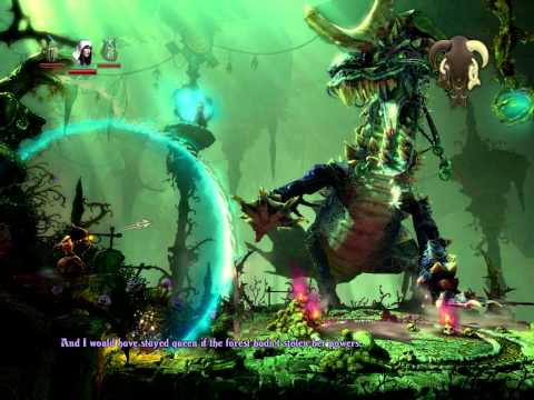 Trine 2 stage 13, (Boss Guide) easy way to defeat the dragon boss.
