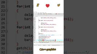 when a programmer propose her|| I LOVE YOU|| using c/c++ graphics|| being a programmer #shorts