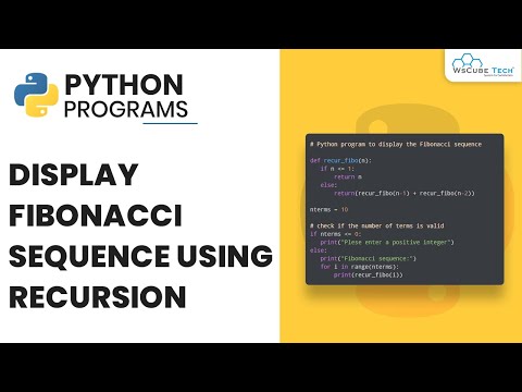 Display Fibonacci Sequence Using Recursion | Python Program