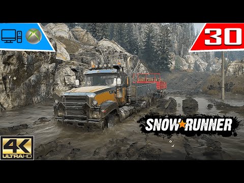 SnowRunner Part 30 HUSKY FORWARDING (WET HARVEST) Full Gameplay (4k-60FPS) [HINDI]