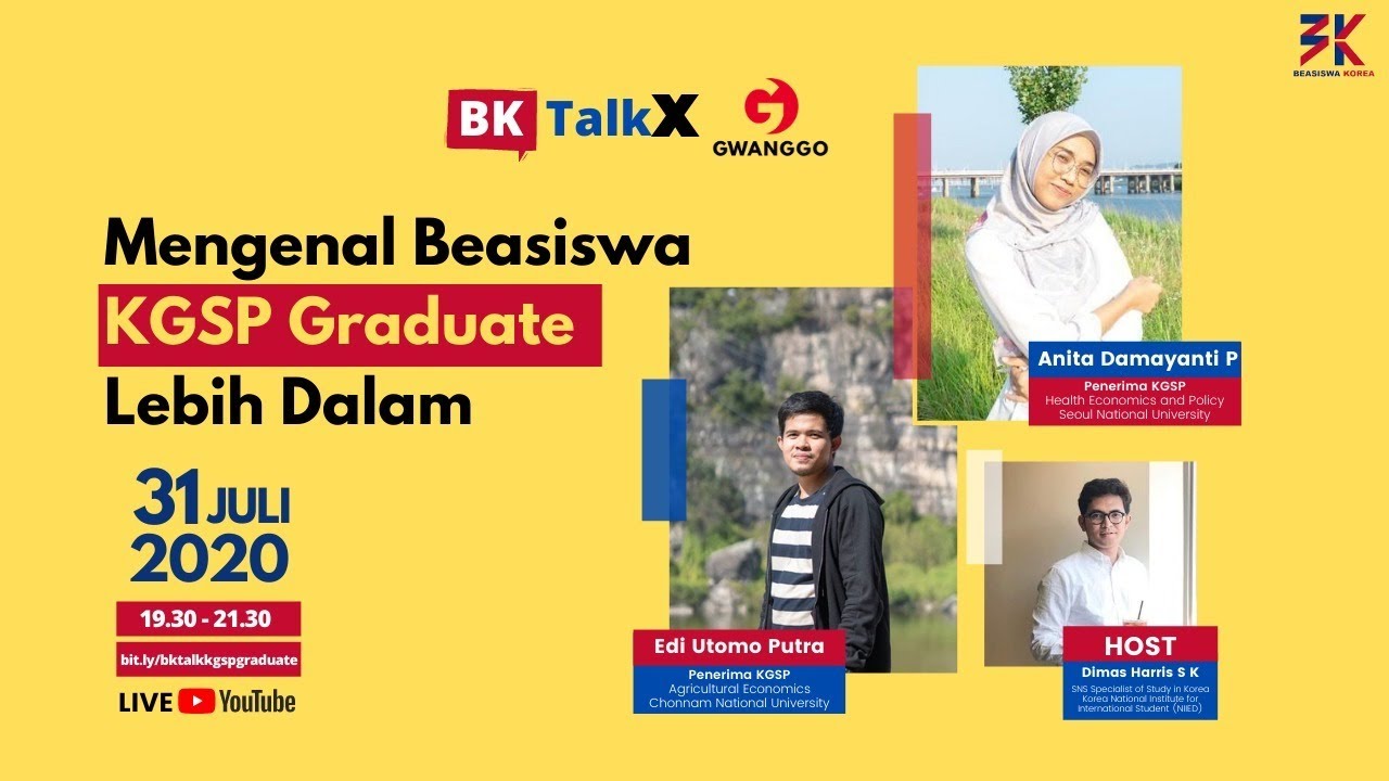 Beasiswa KGSP Graduate (Kupas Tuntas)