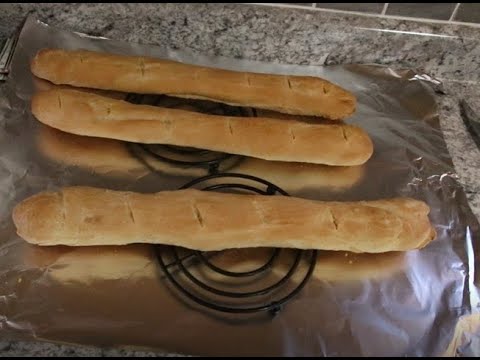 How to make homemade french bread.