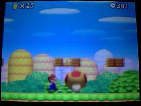 New Super Mario Bros glitch