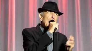 Leonard Cohen - Closing Time - Helsinki, Finland - 02092012