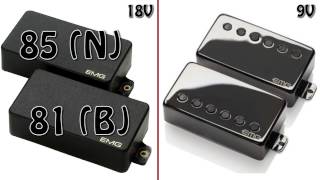 EMG 81B/85N vs EMG JH Set