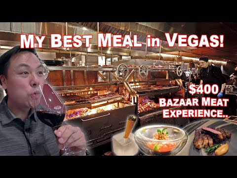 My Best Vegas Meal!  Bazaar Meat's $400 Experience