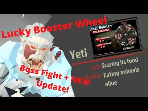 New Update Lucky Booster + Boss Fight - Yeti vs Hero, Northtown  - The Walking Zombie 2