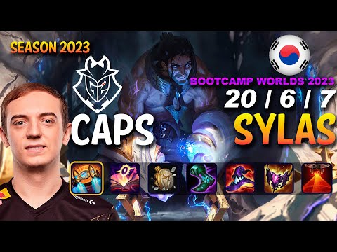 G2 Caps SYLAS vs KATARINA Mid - Patch 13.19 KR Ranked