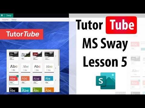 MS Sway Tutorial Lesson 1 Singing in Web Based Sway