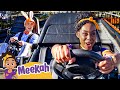 Blippi Vs Meekah At The Go Kart Track