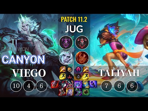 DWG Canyon Viego vs Taliyah Jungle - KR Patch 11.2