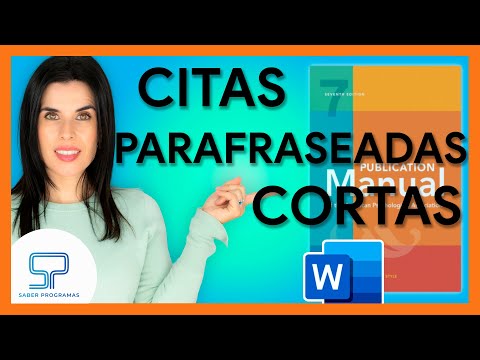 🟠 Short Paraphrased Quotes according to APA 7th edition