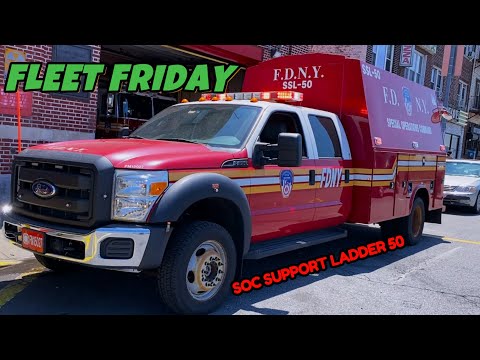 🌟 FLEET FRIDAY 🌟 FDNY SOC SUPPORT LADDER 50 - RAPID RESPONSE VEHCILE