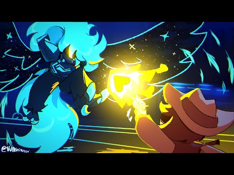 Zenith Martlet vs Clover 💙 Fight Animation Collab / MAP Teaser #1 | Undertale Yellow Genocide