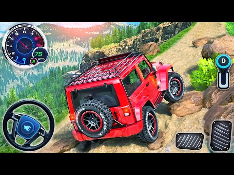 Offroad 4x4 Uphill Jeep Driving Simulator 3D - SUV Hammer Mountain Drive - Android GamePlay