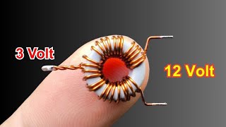 Download lagu CONVERT 3V VOLTAGE TO 12V WITHOUT A DC-DC MODULE mp3