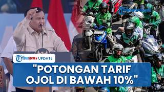 Kejutan Prabowo di May Day, Minta Potongan Tarif Ojol di Bawah 10%: Lu yang Keringet Dia Dapat Duit