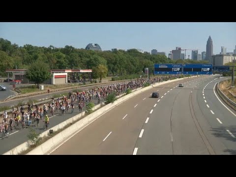 Ja, mir san mim Radl da: Tausendfacher Protest für Verkehrswende in Hessen