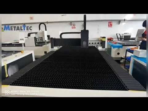 Оптоволоконный лазерный станок для резки металла MetalTec 1530 F (3000W), видео 3