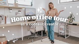 My Home Office Tour! | Content Creator Home Office Setup