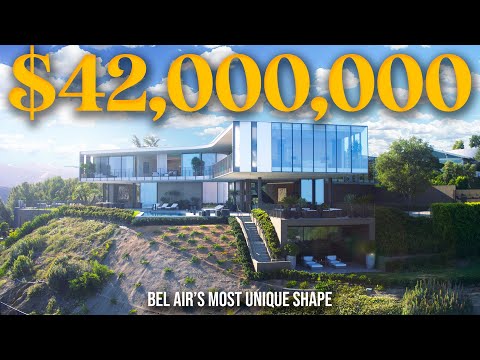 Inside Bel Air's MOST UNIQUE SHAPED Mansion