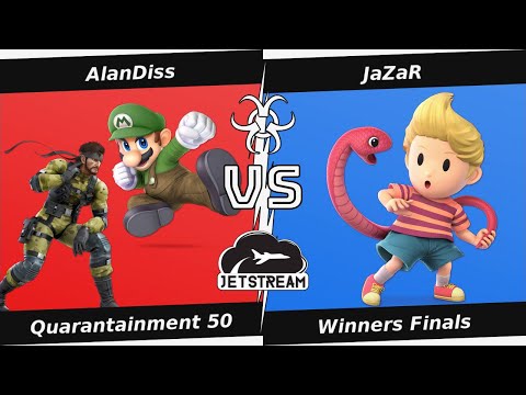 Quarantainment 50 Winners Finals - AlanDiss (Snake, Mario) Vs. JaZaR (Lucas) Smash Ultimate - SSBU