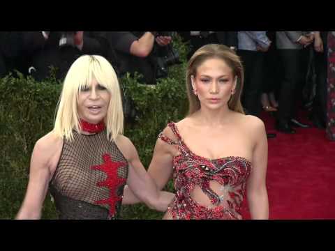 Jennifer Lopez and Donatella Versace