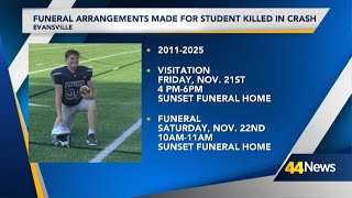 Funeral plans made for Evansville teen killed in crash