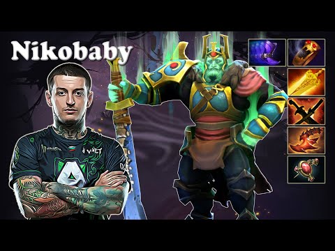 Nikobaby - Wraith King Safelane party with Handsken Crystal Maiden | Dota 2 7.29d Gameplay