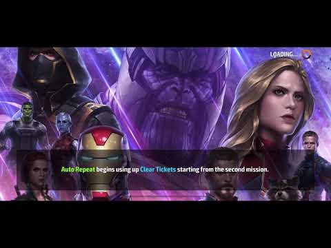 Marvel Future Fight- Timeline Battles Against T3 Dormammu- Multiple Character Showcase