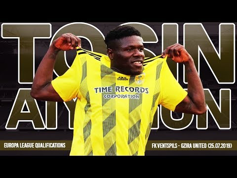 Tosin Aiyegun ● Europa League ● FK Ventspils - Gzira United (25.07.2019)