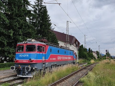 Cab ride Romania: Brasov - Predeal with regio train on sunset