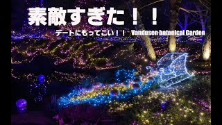 【海外生活】クリスマスライトがレベチで別世界だった♡ Vandusen Botanical Garden Christmas lights | デートにオススメ♡