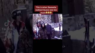 when saweetie realize quavo  was too much