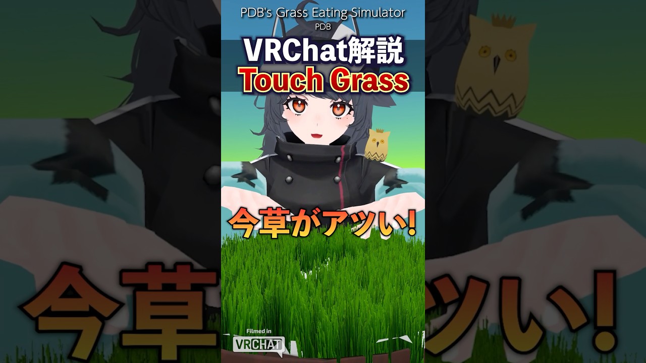 VRChatの「Touch Grass」って何！？ #Shorts #Vket #VRChat #エイプリルフール