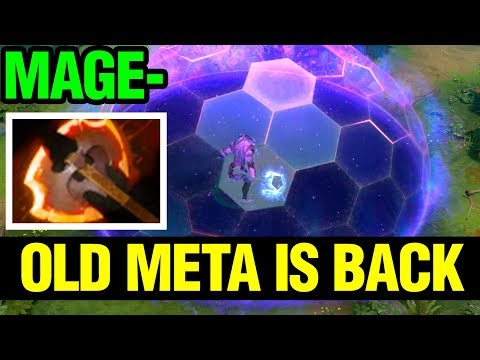 OLD META IS BACK - MAGE WITH FACELESS VOID BATTLEFURY BUILD - Dota 2