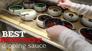 ULTIMATE hot pot dipping sauce (this is the only sauce I use)
