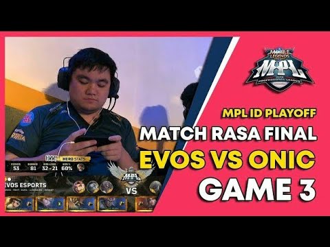 EVOS VS ONIC MPL ID Season 4 PLAYOFF (GAME 3) | Syndicate Gaming
