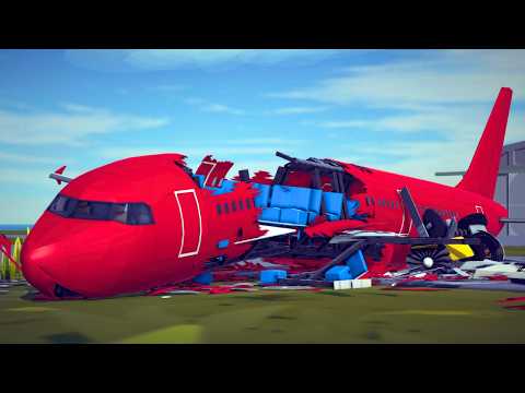 Realistic Fictional Airplane Crashes and Emergency Landings #32 | Besiege