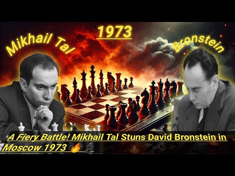 A Fiery Battle! Mikhail Tal Stuns David Bronstein in Moscow 1973 🔥♟️