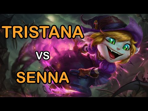 Tristana ADC vs Senna gameplay