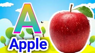 A for apple B for Ball || English Alphabets spelling phonics Sound abcd ‎@rkkidsclass 