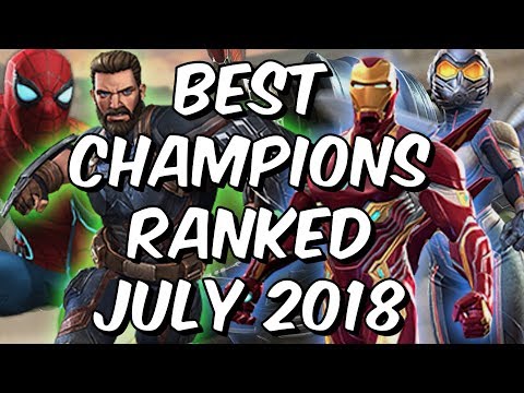 Best Champions Ranked July 2018 - Seatin's Tier List - Marvel Contest Of Champions