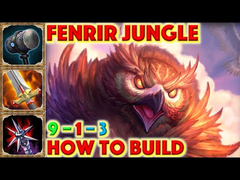 SMITE HOW TO BUILD FENRIR - Fenrir Jungle + How To + Guide (Mid Season 7 Conquest) 2020 Strix Beast