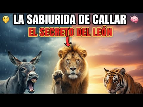 LA INTELIGENCIA CALLA Y SONRÍE   Fábula el tigre, el burro y el león